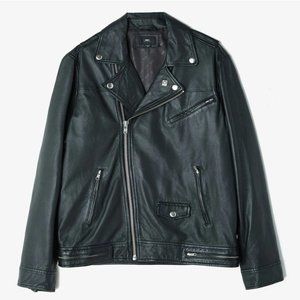 Obey Mens Bastards Leather Jacket